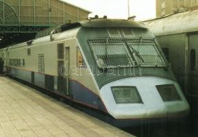 25 db modern külföldi vasút, vonat motívumlap / 25 modern Worldwide trains and railways motive cards