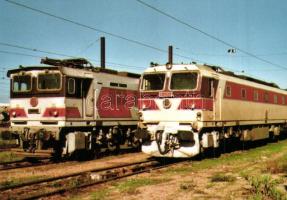 25 db modern külföldi vasút, vonat motívumlap / 25 modern Worldwide trains and railways motive cards