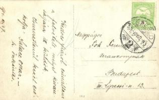 1914 Szeged, lovas katona a laktanya udvarán / WWI K.u.k. cavalryman in the barrack's coutyard....