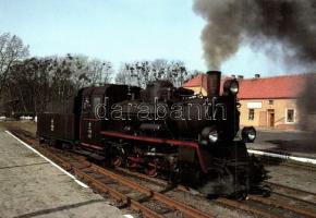 25 db modern külföldi vasút, vonat, gőzmozdony motívumlap / 25 modern Worldwide trains and railways,...