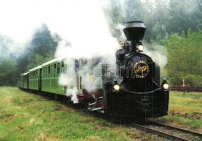 20 db modern magyar kisvasút motívumlap / 20 modern Hungarian narrow-gauge railway motive cards, tra...