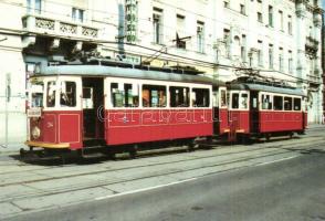 10 db modern magyar vidéki villamos motívumlap / 10 modern Hungarian tram motive cards