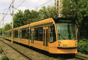 15 db modern budapesti BKV villamos / 15 modern Hungarian trams