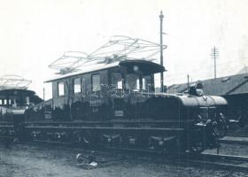 15 db modern magyar villanymozdony, vasút motívumlap / 15 modern Hungarian electric locomotive, rail...