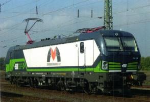 15 db modern magyar villanymozdony, vasút motívumlap / 15 modern Hungarian electric locomotive, rail...