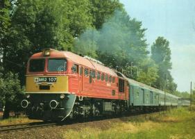 15 db modern magyar vasút képeslap / 15 modern Hungarian trains, railways motive cards