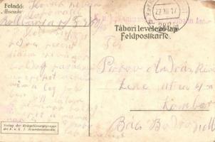 Kellemes Karácsonyt! Verlag der Kriegsfürsorgegruppe des k.u.k. 1. Armeekommandos / Christmas greeti...