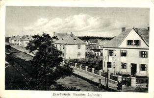 Érsekújvár, Nové Zamky; Vasutas kolónia / railwayman colony (EK)
