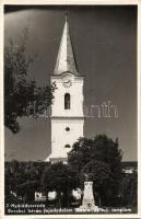 Nyárádszereda, Miercurea Nirajului; Bocskai István fejedelem szobor és a Református templom / statue, church