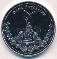 DN "Örök értékeink / Magyar kártya" aranyozott, ezüstözött fém emlékérem. Szign.: CSA (38,...