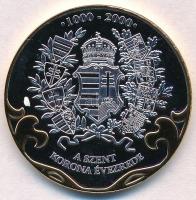 DN "A Szent Korona évezrede - A korona elásása 1849" aranyozott, ezüstözött Cu emlékérem (...