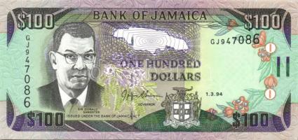 Jamaica 1994. 100$ T:I