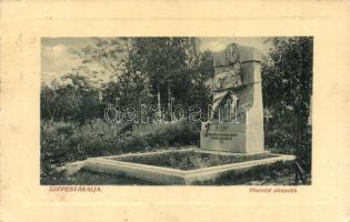 Szepesváralja, Spisské Podhradie; Honvéd síremlék. W.L. Bp. 2778. / military monument