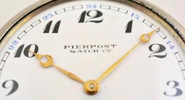 Nem működő Pierpont watch zsebóra és 15 köves ezüst zsebóra