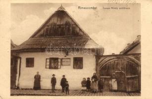 Rimaszombat, Rimavska Sobota; Tompa Mihály szülőháza / birth house of Mihály Tompa (EK)