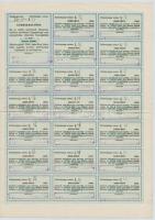 1924. "Kálmáncsai Hitelszövetkezet" névre szóló tízezer üzletrészjegye egyben, összesen 1....