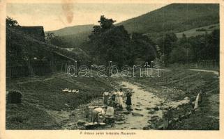 Rozsnyó, Roznava; Drázus patak torkolata. Falvi Jenő kiadása / stream estuary (fl)