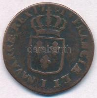 Franciaország 1791. 1S Cu "XVI. Lajos" T:3
France 1791. 1 Sol Cu "Louis XVI" C:...