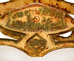 Kubus  háztartási mérleg, rozsdás, 36×18 cm