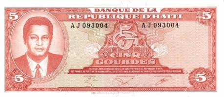 Haiti 1984-85. 1G, 2G, 5G, 10G, 25G teljes sor T:I