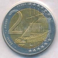 2004. 2EUR "Mátyás király - Phoenix vitorlás" próbaveret, zárt tasakban T:1
