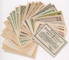 Ausztria 1920-1921. 30db-os papír szükségpénz tétel T:I-II Austria 1920-1921. 30pcs of paper necessity notes C:UNC-XF