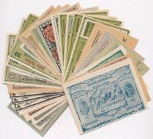 Ausztria 1920-1921. 30db-os papír szükségpénz tétel T:I-II Austria 1920-1921. 30pcs of paper necessi...