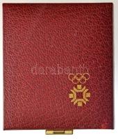 Jugoszlávia 1982. 5000D Au "Téli Olimpia 1984" eredeti tokban (8,06g/0.900) T:PP felületi ...