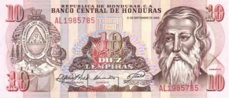 Honduras 1989. 10L T:I