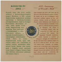 2002. 1-100Ft (7xklf) forgalmi sor szettben + 2002. 100Ft "Kossuth" T:PP 
Adamo FO35