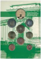 2003. 1c + 2c + 5c + 10c + 20c + 50c + 1EUR + 2EUR próbaveretek + "Népszavazás Magyarország Eur...