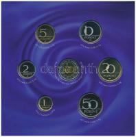 2007. 1Ft-100Ft (8xklf) forgalmi sor, benne 50Ft "50 éves a Római Szerződés" T:PP Adamo FO...