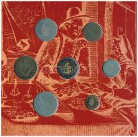 2001. 1Ft-100Ft (7xklf) forgalmi sor dísztokban, "Magyarország pénzérméi" sorozat T:BU pat...