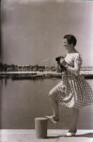 cca 1968 Velencei-tó, 12 db szabadon felhasználható, vintage negatív Keveházi János (?-?) budapesti ...