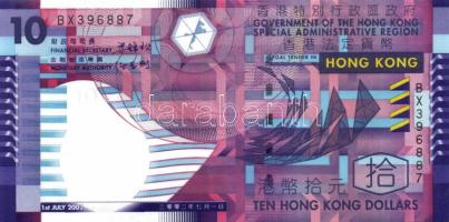 Hongkong 2002. 10$ T:I