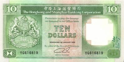 Hongkong 1989. 10$ T:I