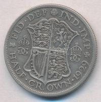 Nagy-Britannia 1929. 1/2C Ag "V. György" T:2,2-
Great Britain 1929. 1/2 Crown Ag "Ge...
