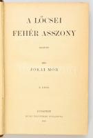 Jókai Mór: A lőcsei fehér asszony I-II. kötet. Jókai Mór ujabb regényei. Bp.,1913 Révai. Kiadói aran...