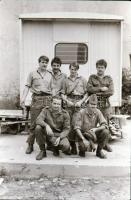 1982 Katonai műszaki alakulat (Budaörs), csoportképek, emlékképek, 34 db vintage negatív felvétel, 2...