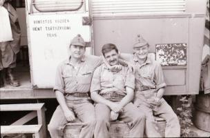 1982 Katonai műszaki alakulat (Budaörs), csoportképek, emlékképek, 34 db vintage negatív felvétel, 2...