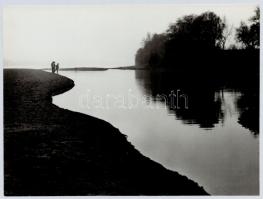 cca 1975 Gebhardt György (1910-1993) budapesti fotóművész hagyatékából 3 db vintage fénykép, egy fel...