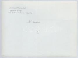 cca 1975 Gebhardt György (1910-1993) budapesti fotóművész hagyatékából 3 db vintage fénykép, egy fel...