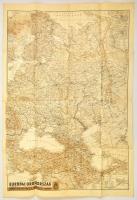 1942 Európai Oroszország térképe, 1:5000.000, M. Kir. Honvéd Térképészeti Intézet, kissé foltos, hajtásnyomokkal, egyébként jó állapotban. 94×63 cm
