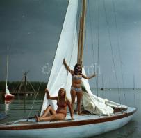 cca 1970 Balatoni professzionális felvételek - Tihany, Tapolca, Széplak, Füred, Földvár -, 21 db sza...