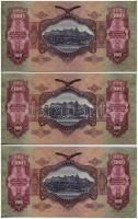 1930. 100P (3x) sorszámkövetők, csillagos sorozatszám T:I,I-