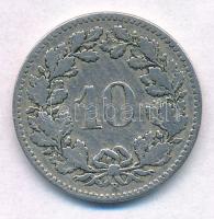 Svájc 1894B 10r Cu-Ni T:2-
Switzerland 1894B 10 Rappen Cu-Ni C:VF
Krause KM#27