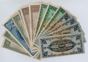 1946. 15db-os vegyes milpengő bankjegy tétel T:III