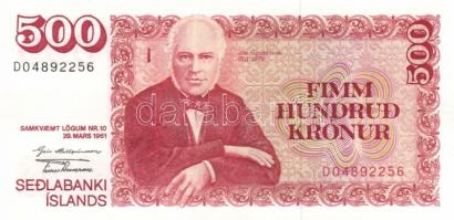 Izland 1981-86. 10K, 50K, 100K, 500K, 1000K egy kivételével teljes sor! T:I