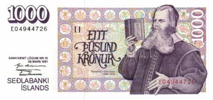 Izland 1981-86. 10K, 50K, 100K, 500K, 1000K egy kivételével teljes sor! T:I