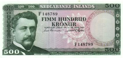 Izland 1961. 500K T:I